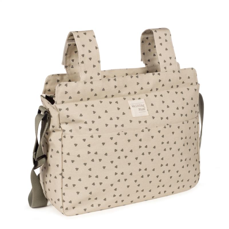 Bolsa Corazones Poppy Musgo 