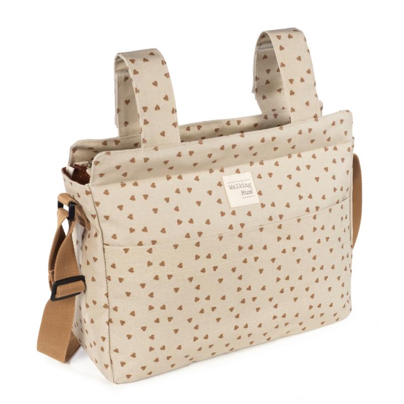 Bolsa Corazones Poppy Canela